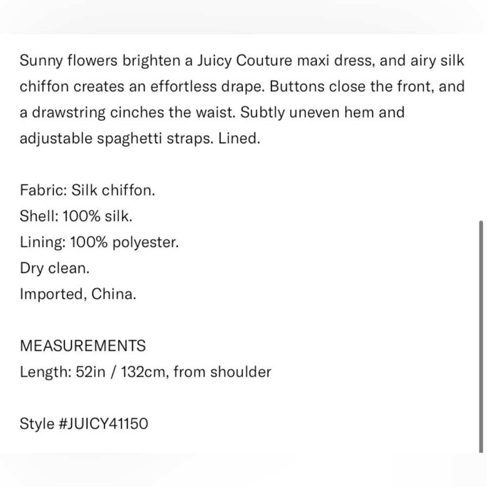 Juicy Couture Maxi Dress - Picture 14 of 14